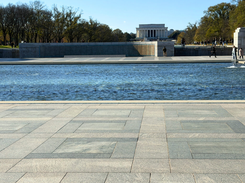 World War II Memorial in Washington DC uses Greene County Granite (aka Oconee Granite) with a thermal finish for pavers, fountain coping, wall cap and memorials.