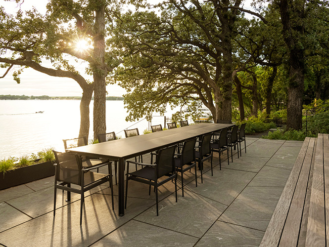 Stone application example