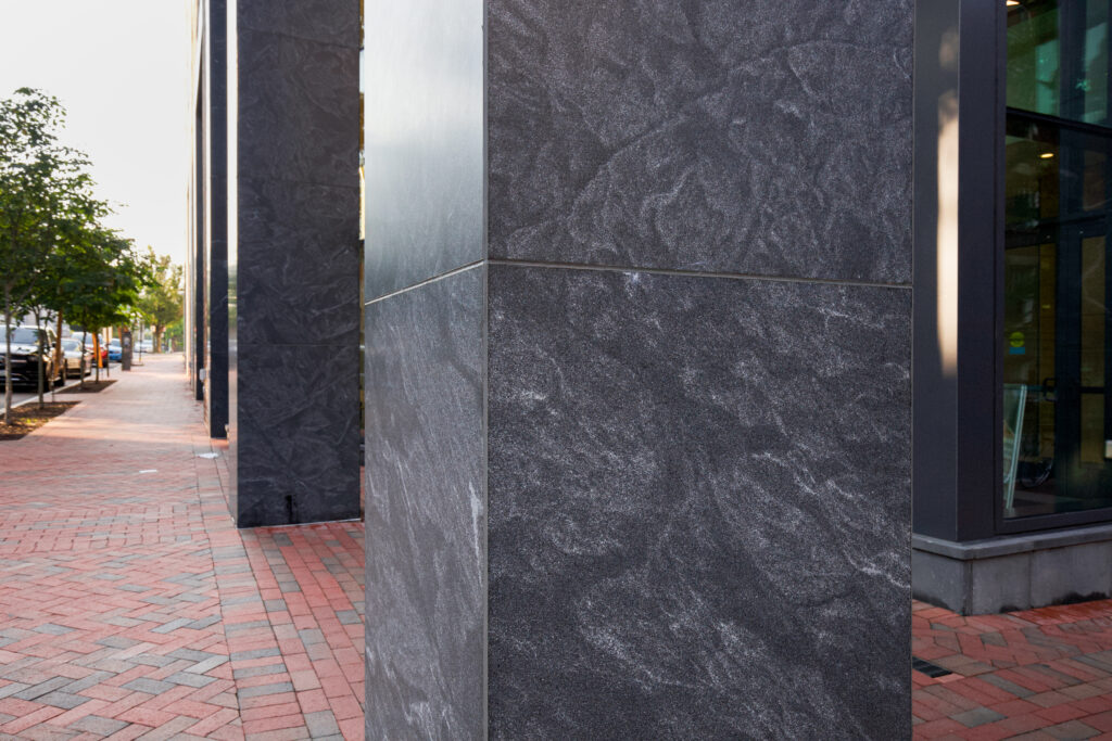 Stone application example