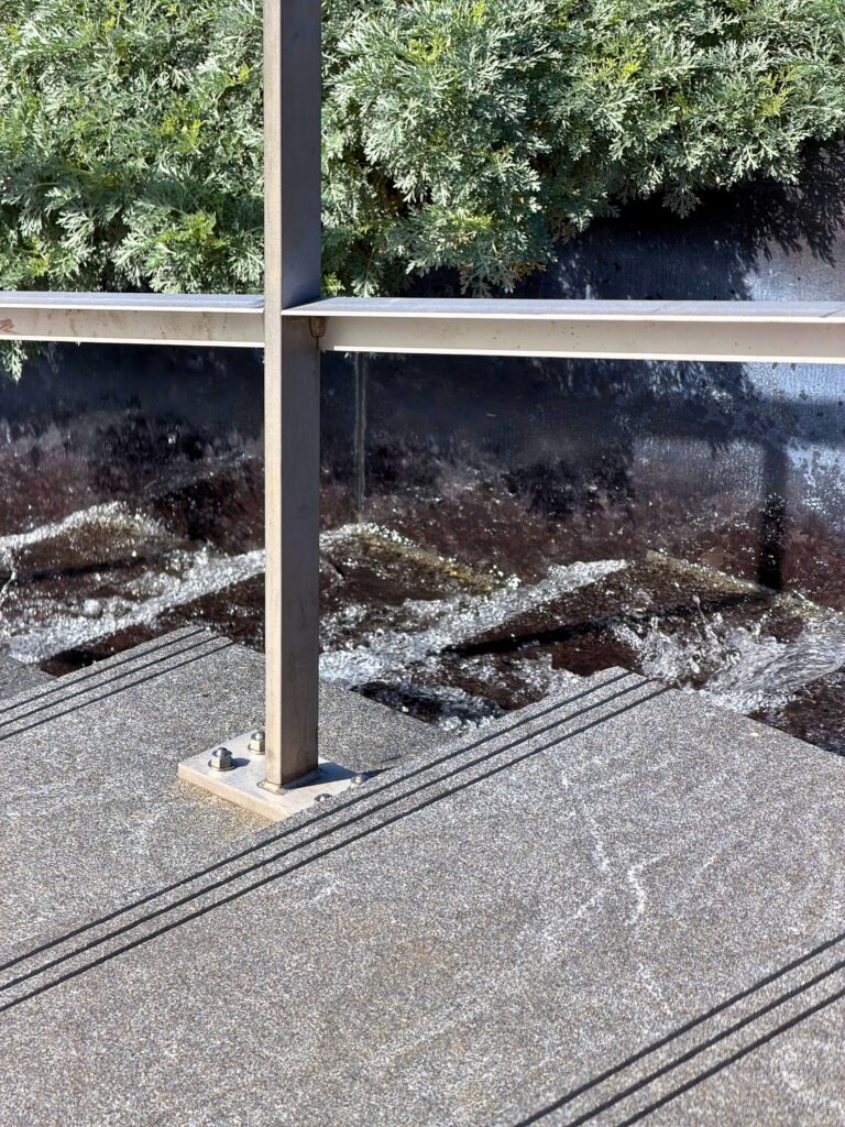 Stone application example